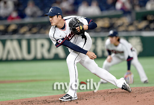 2023 월드베이스볼클래식(WBC) 대표팀 시절 고영표./마이데일리