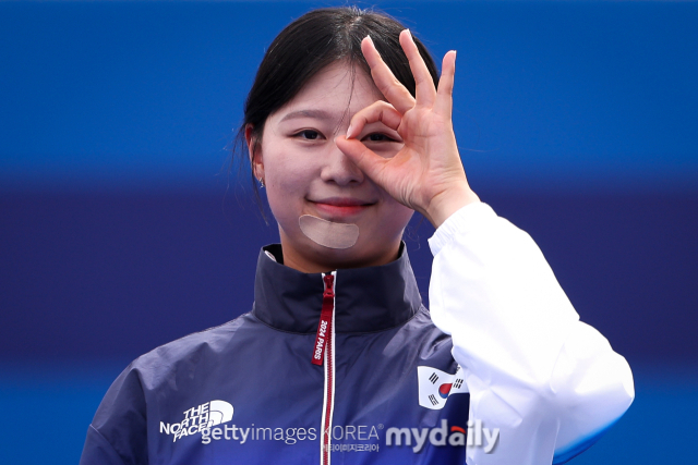 양궁 3관왕에 오른 임시현. /게티이미지코리아