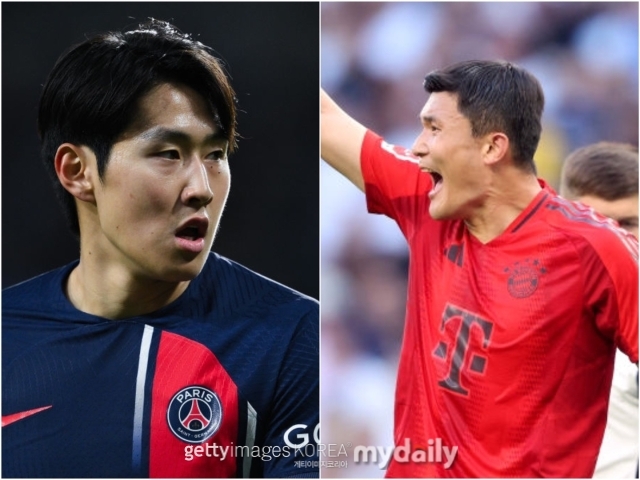 파리 셍제르망(PSG) 이강인, 바이에른 뮌헨 김민재(왼쪽부터)/게티이미지코리아