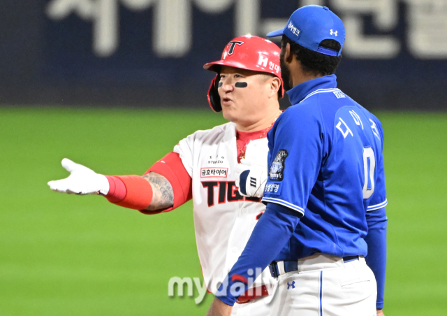 23일 오후 광주광역시 임동 광주기아챔피언스필드에서 진행된 