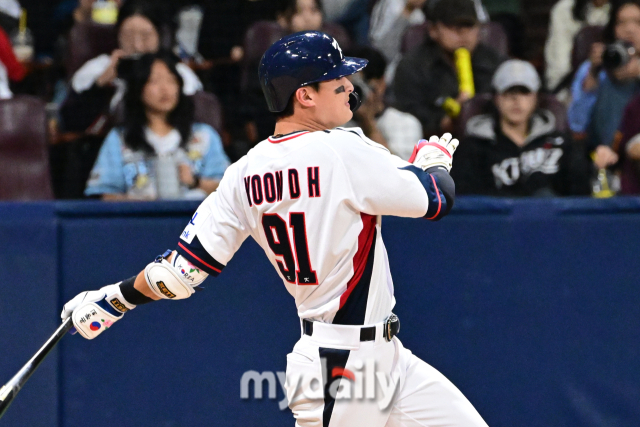 2024 세계야구소프트볼연맹(WBSC) 프리미어12 대표팀 윤동희./마이데일리