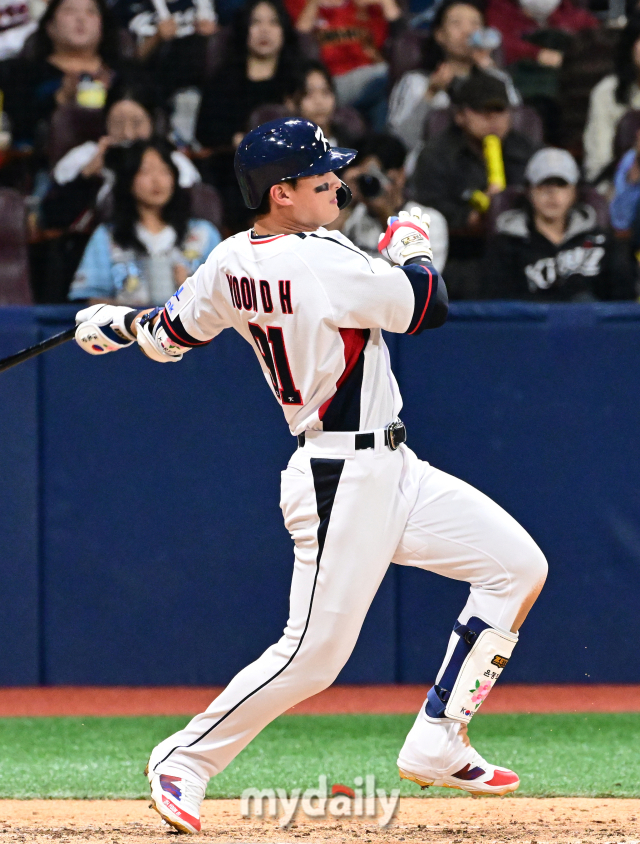 2024 세계야구소프트볼협회(WBSC) 프리미어12 대표팀 윤동희./마이데일리