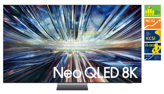 삼성전자가 주요 고객만족도 조사 TV 부문 1위 석권했다고 7일 밝혔다. 삼성전자 Neo QLED 8K. /삼성전자