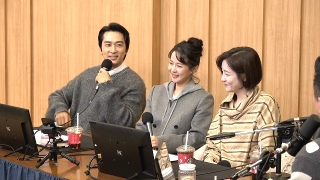 왼쪽부터 배우 송승헌, 조여정, 박지현 / SBS 파워FM 