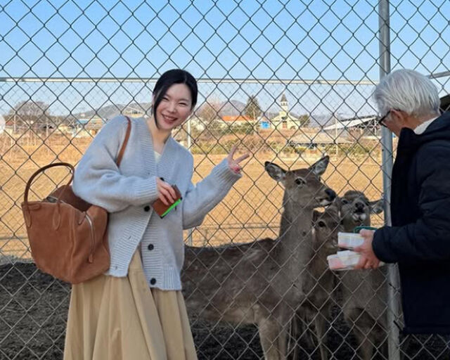 이다은이 시아버지와 함께 여행을 갔다. / 이다은 SNS 캡처