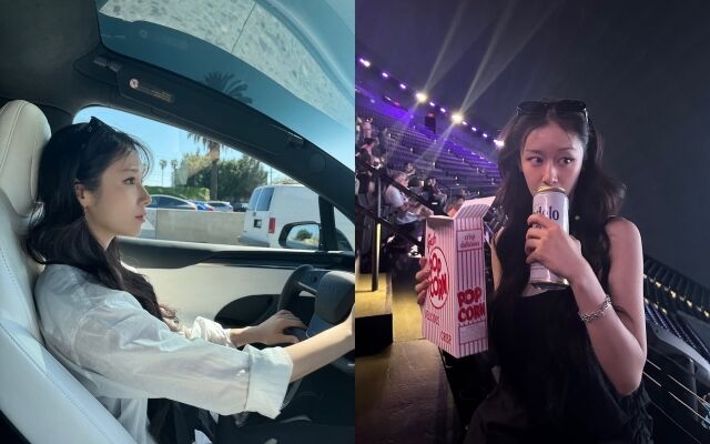 그룹 티아라 멤버 겸 배우 지연이 미국 여행을 즐기고 있는 모습 / 지연 인스타그램